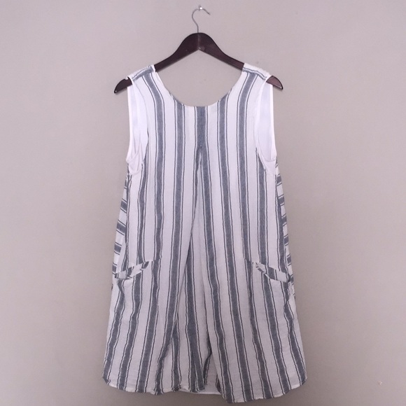 Zara Dresses & Skirts - Zara Striped Mini Dress With Pockets